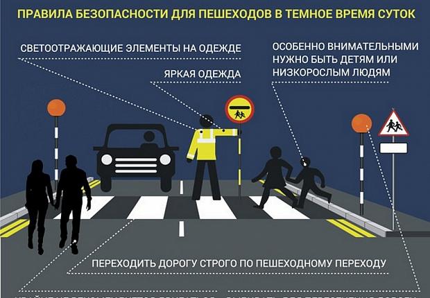 ГИБДД Усть-Лабинского района напоминает: стань заметнее на дороге